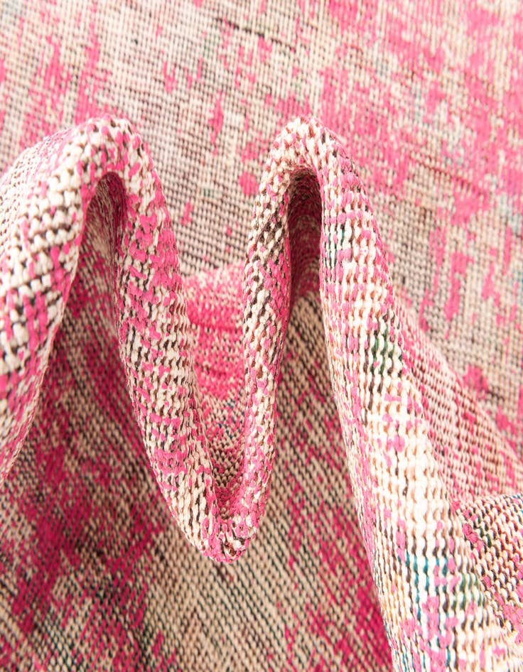 Detail image of 6' 4 x 9' 1  Hand Knotted Ultra Vintage Persian Wool Rug