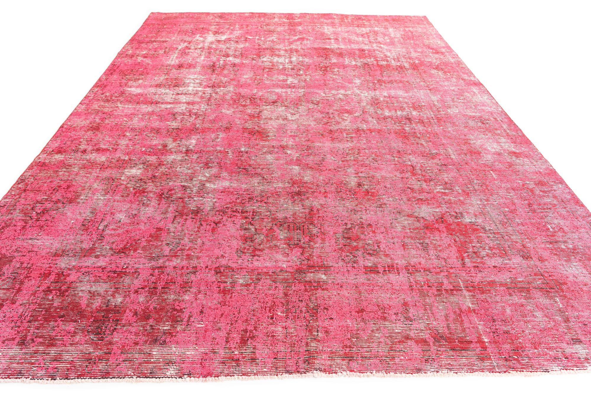 9' 1 x 12' 6 Hand Knotted Ultra Vintage Persian Wool Rug