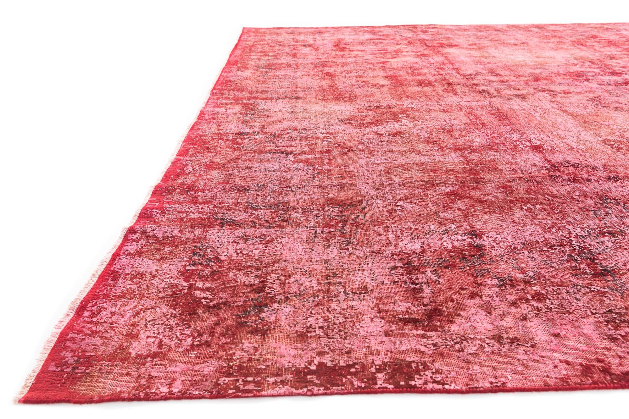 9' 7 x 12' 9 Hand Knotted Ultra Vintage Persian Wool Rug