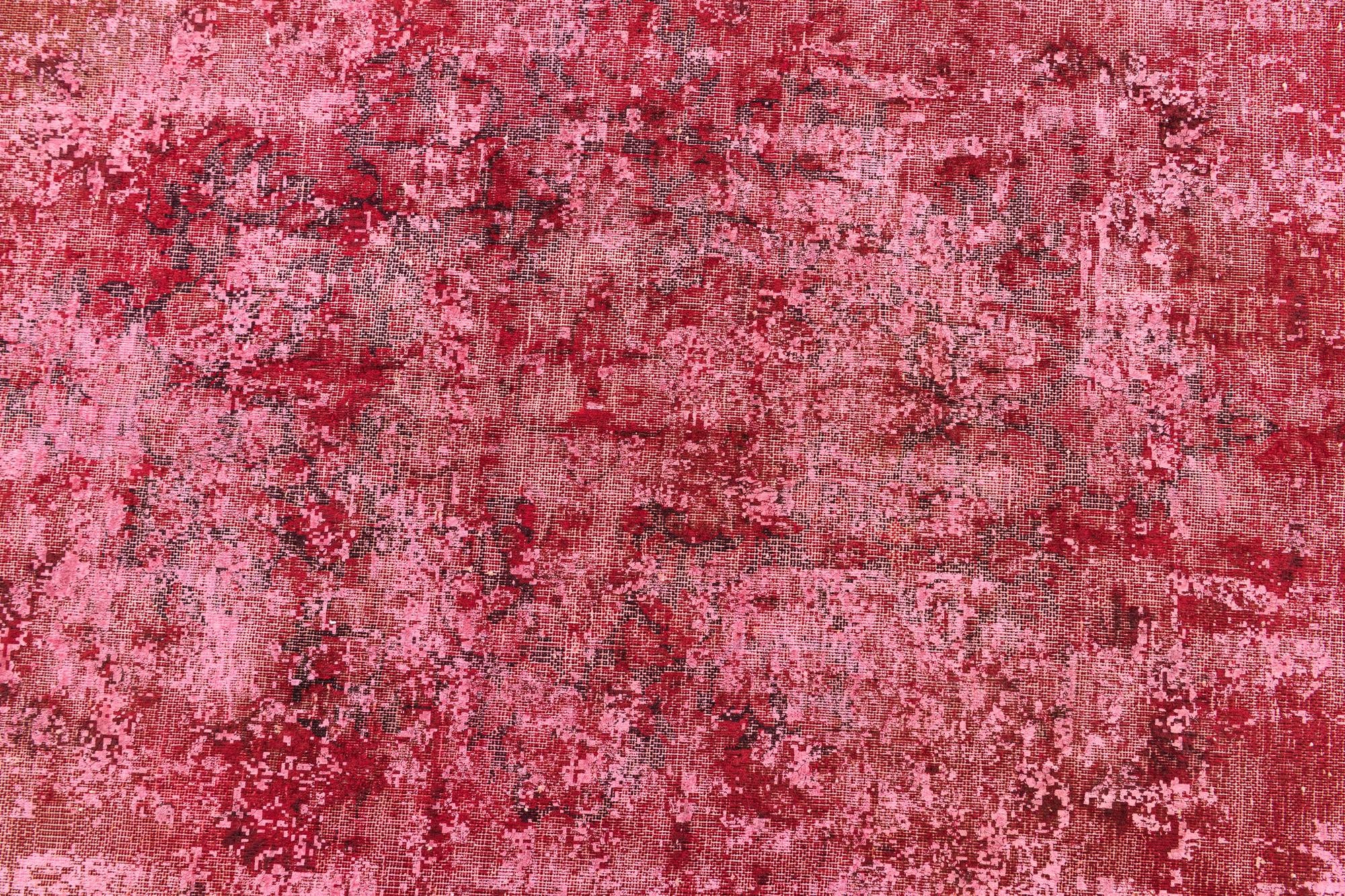 9' 7 x 12' 9 Hand Knotted Ultra Vintage Persian Wool Rug