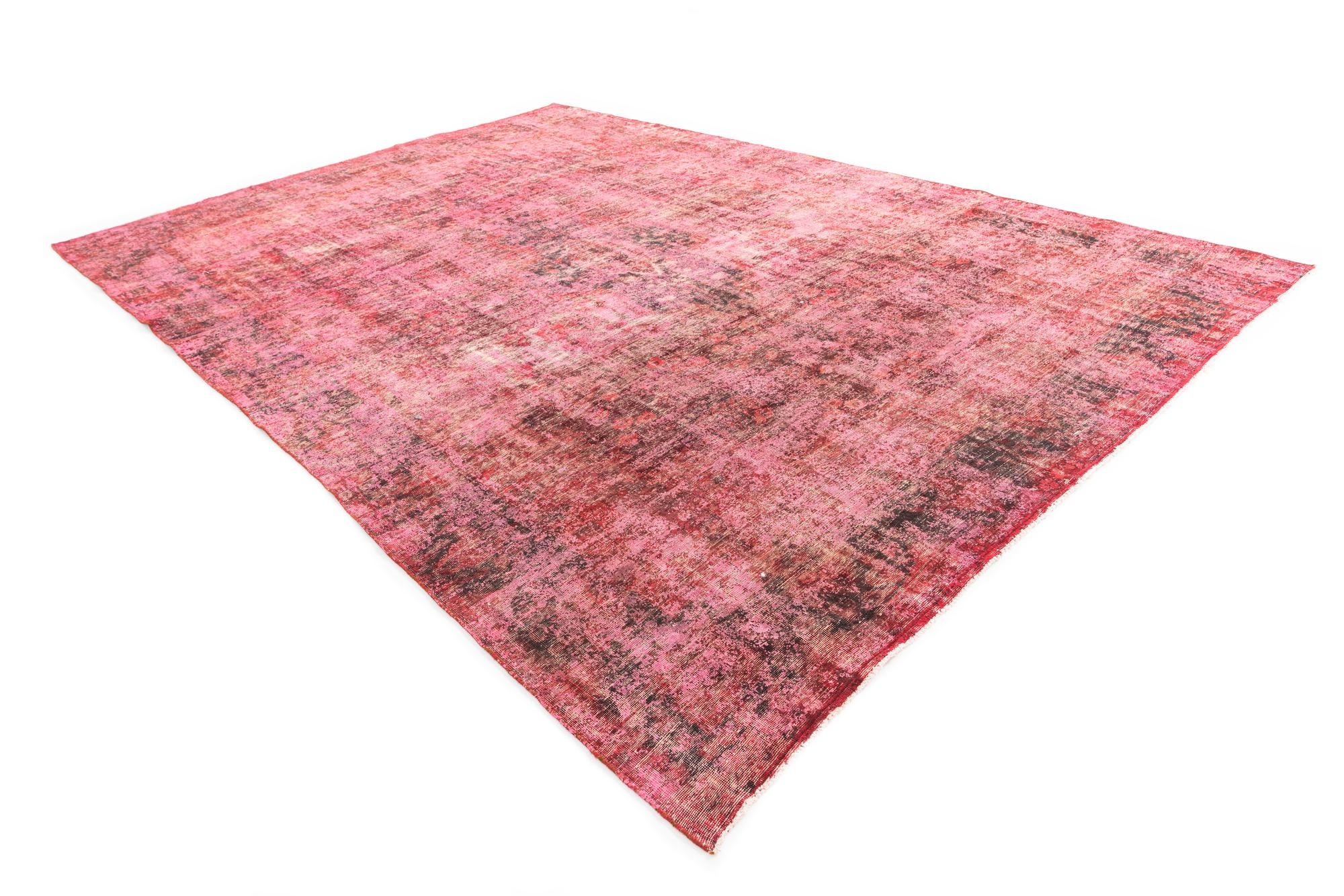 9' x 13' 2 Hand Knotted Ultra Vintage Persian Wool Rug