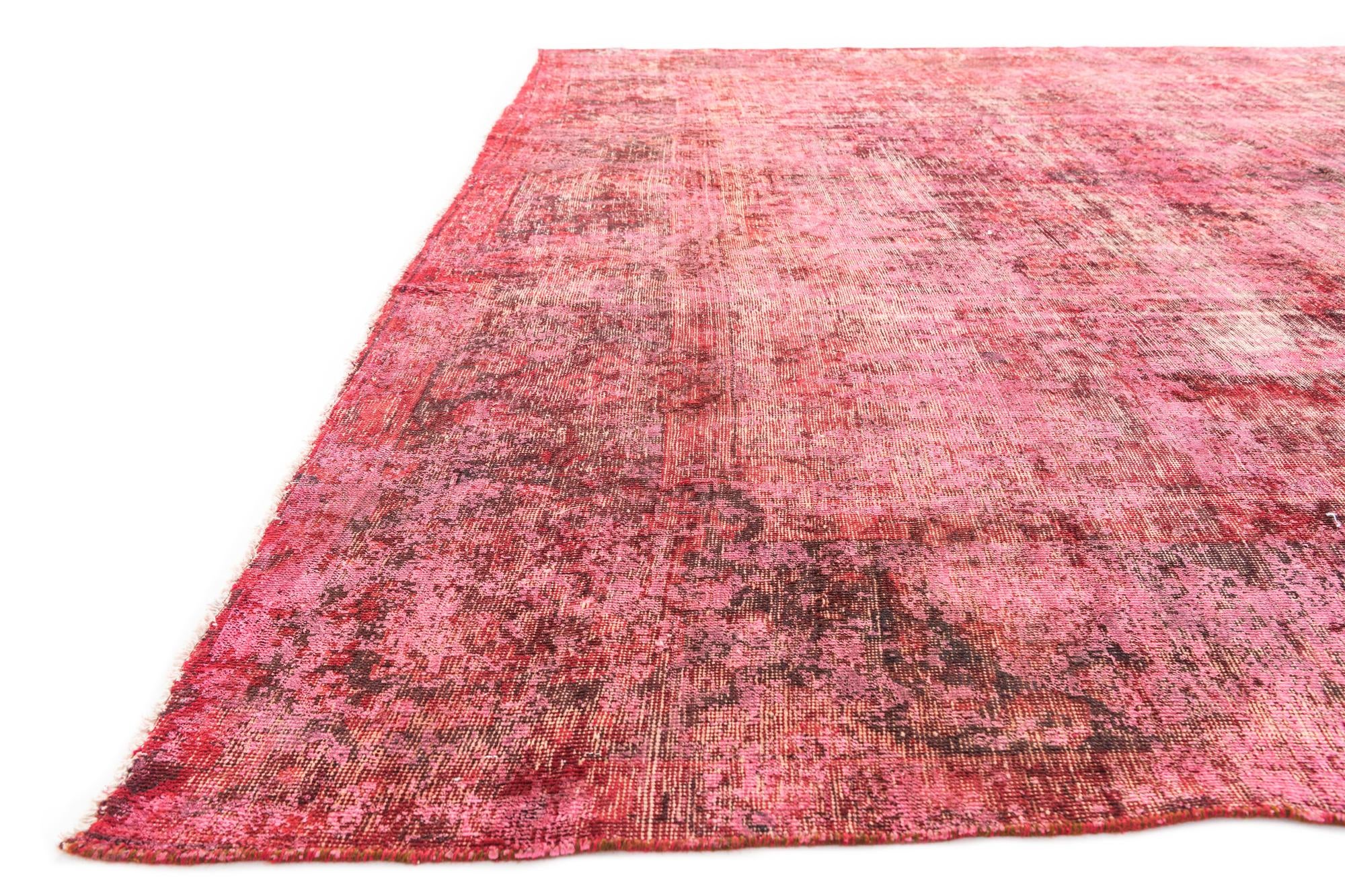 9' x 13' 2 Hand Knotted Ultra Vintage Persian Wool Rug