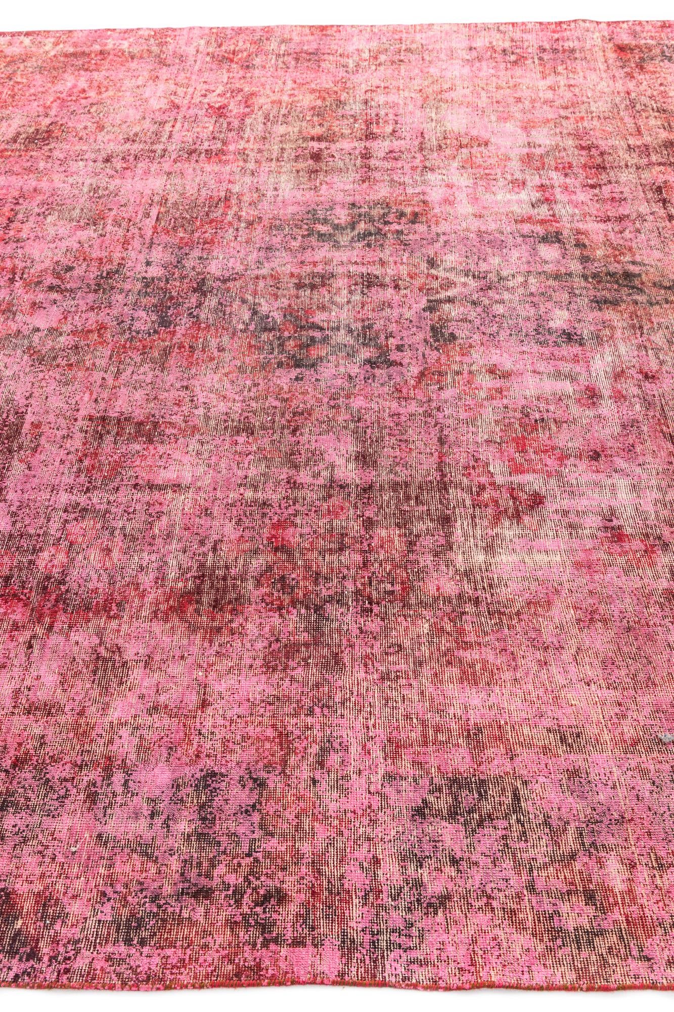 9' x 13' 2 Hand Knotted Ultra Vintage Persian Wool Rug
