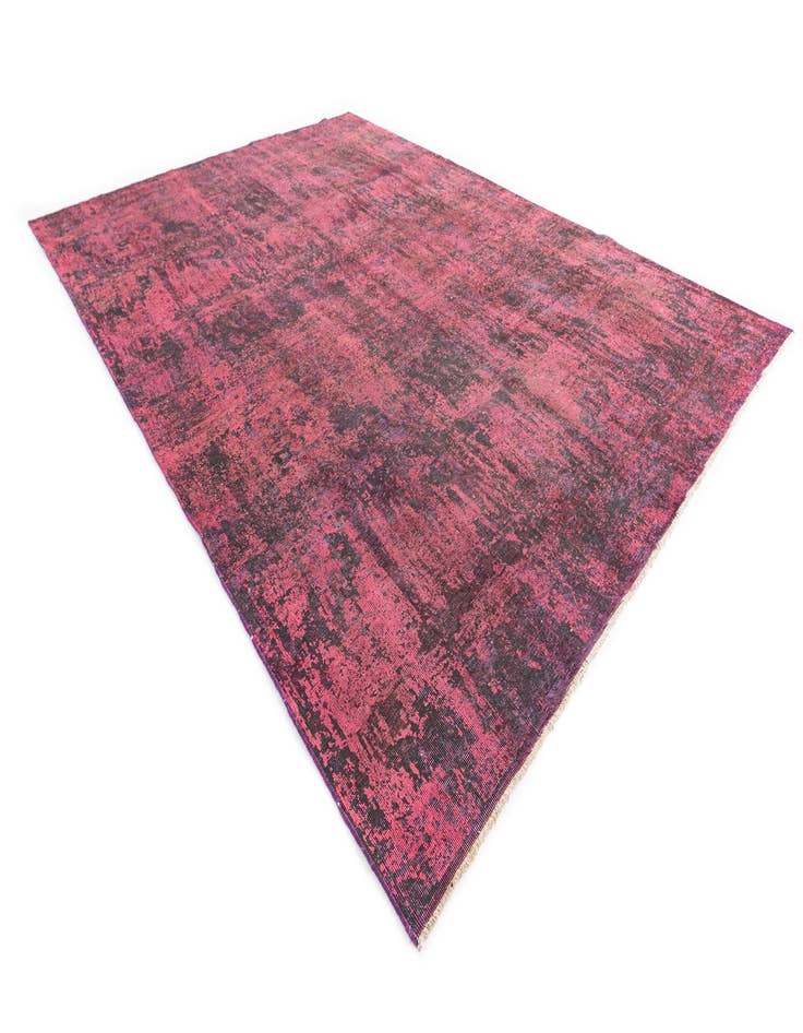 Detail image of 8' 9 x 12'  Hand Knotted Ultra Vintage Persian Wool Rug