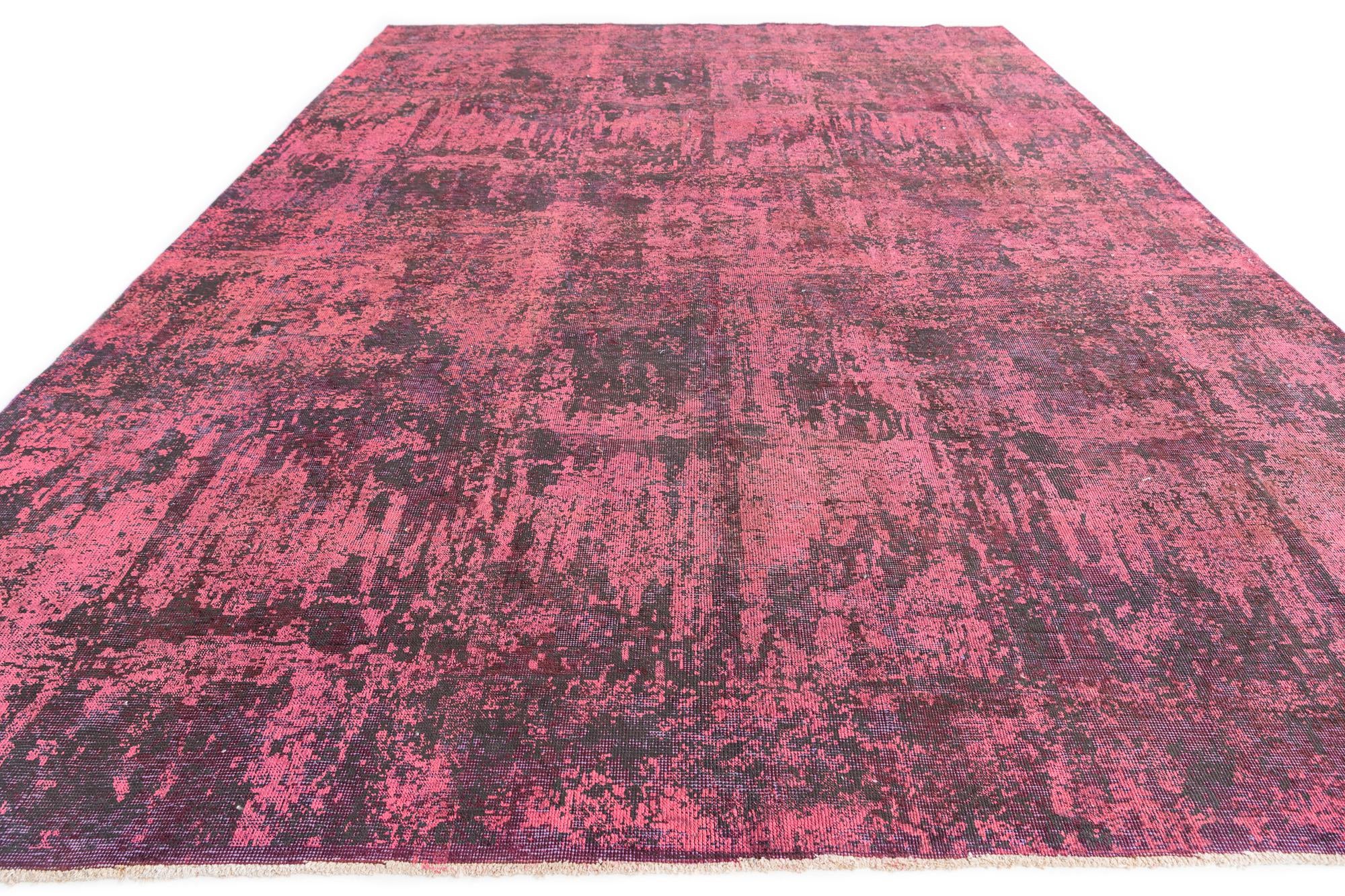 8' 9 x 12' Hand Knotted Ultra Vintage Persian Wool Rug
