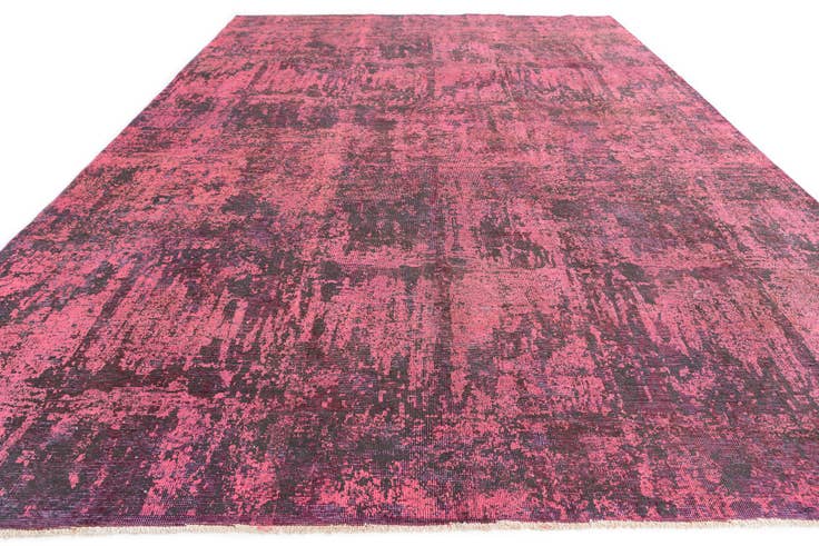 Detail image of 8' 9 x 12' Hand Knotted Ultra Vintage Persian Wool Rug