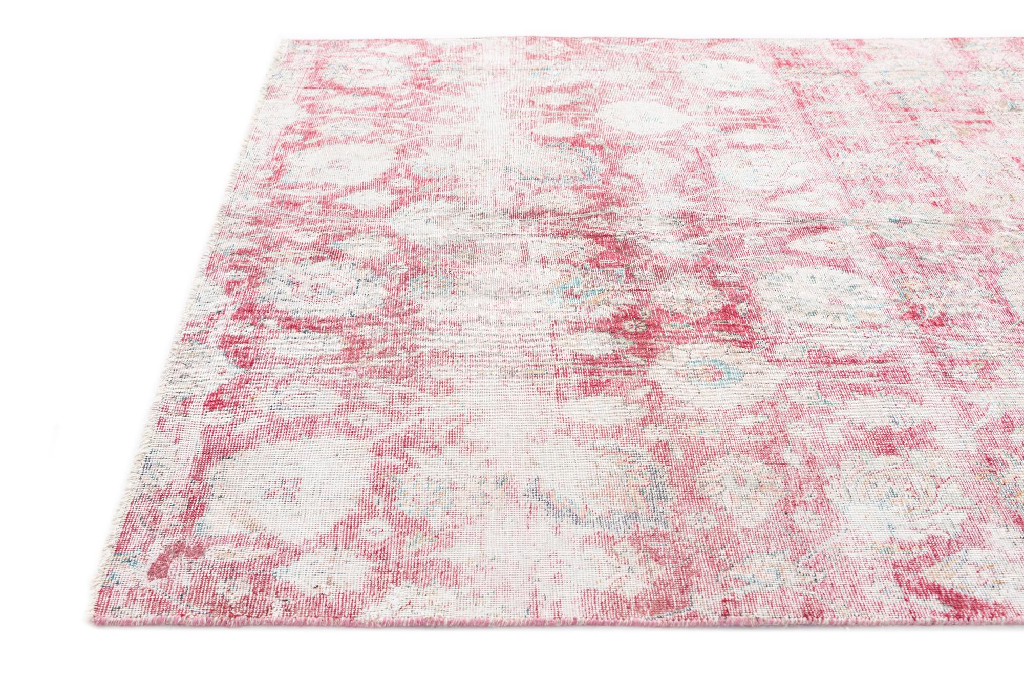 5' 2 x 8' 7 Hand Knotted Ultra Vintage Persian Wool Rug