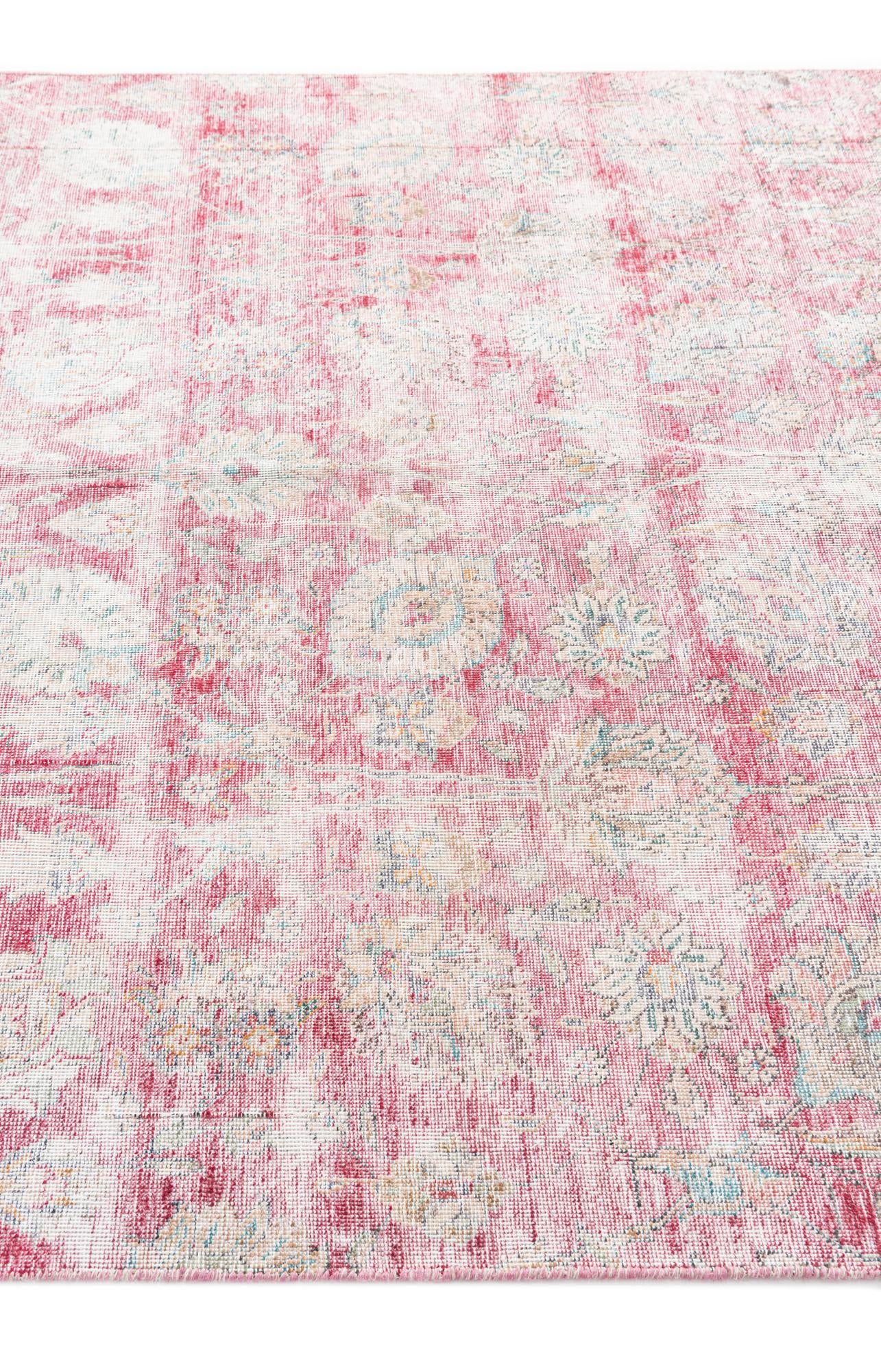 5' 2 x 8' 7 Hand Knotted Ultra Vintage Persian Wool Rug