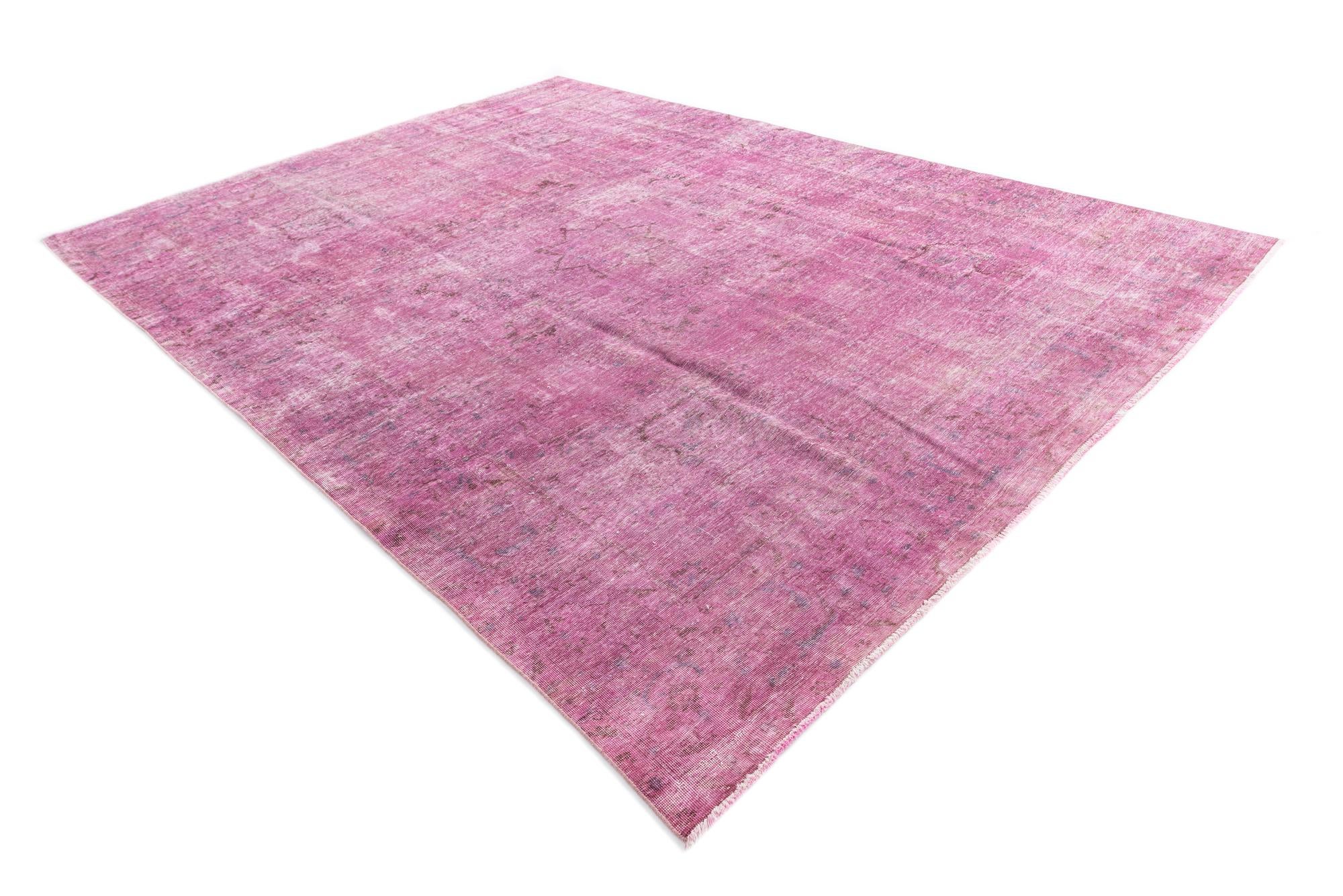 9' 9 x 13' 4 Hand Knotted Ultra Vintage Persian Wool Rug