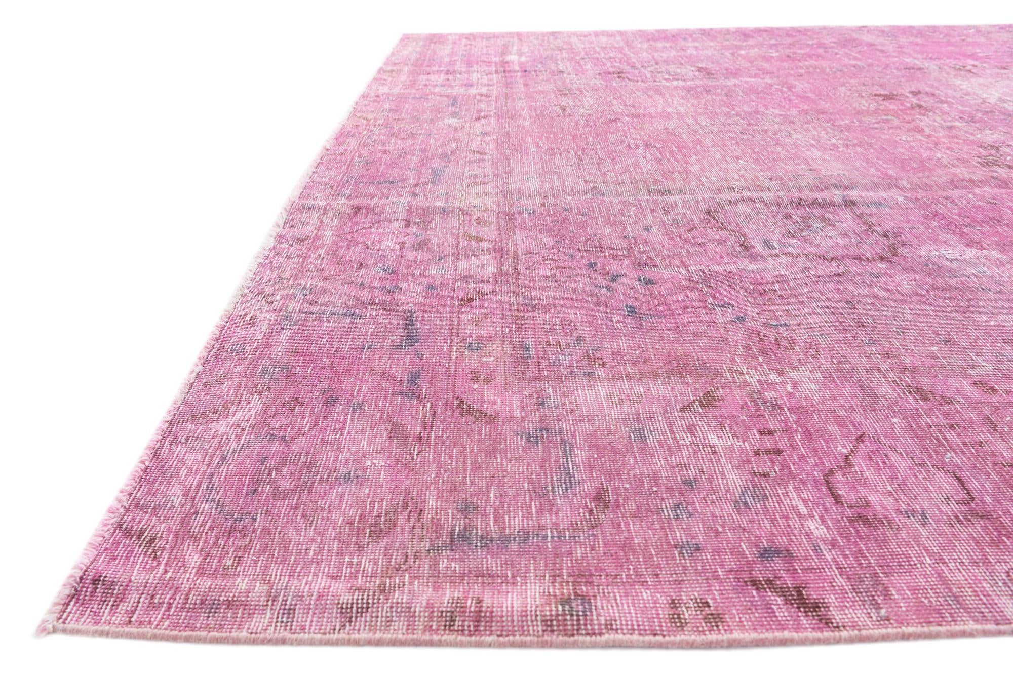 9' 9 x 13' 4 Hand Knotted Ultra Vintage Persian Wool Rug