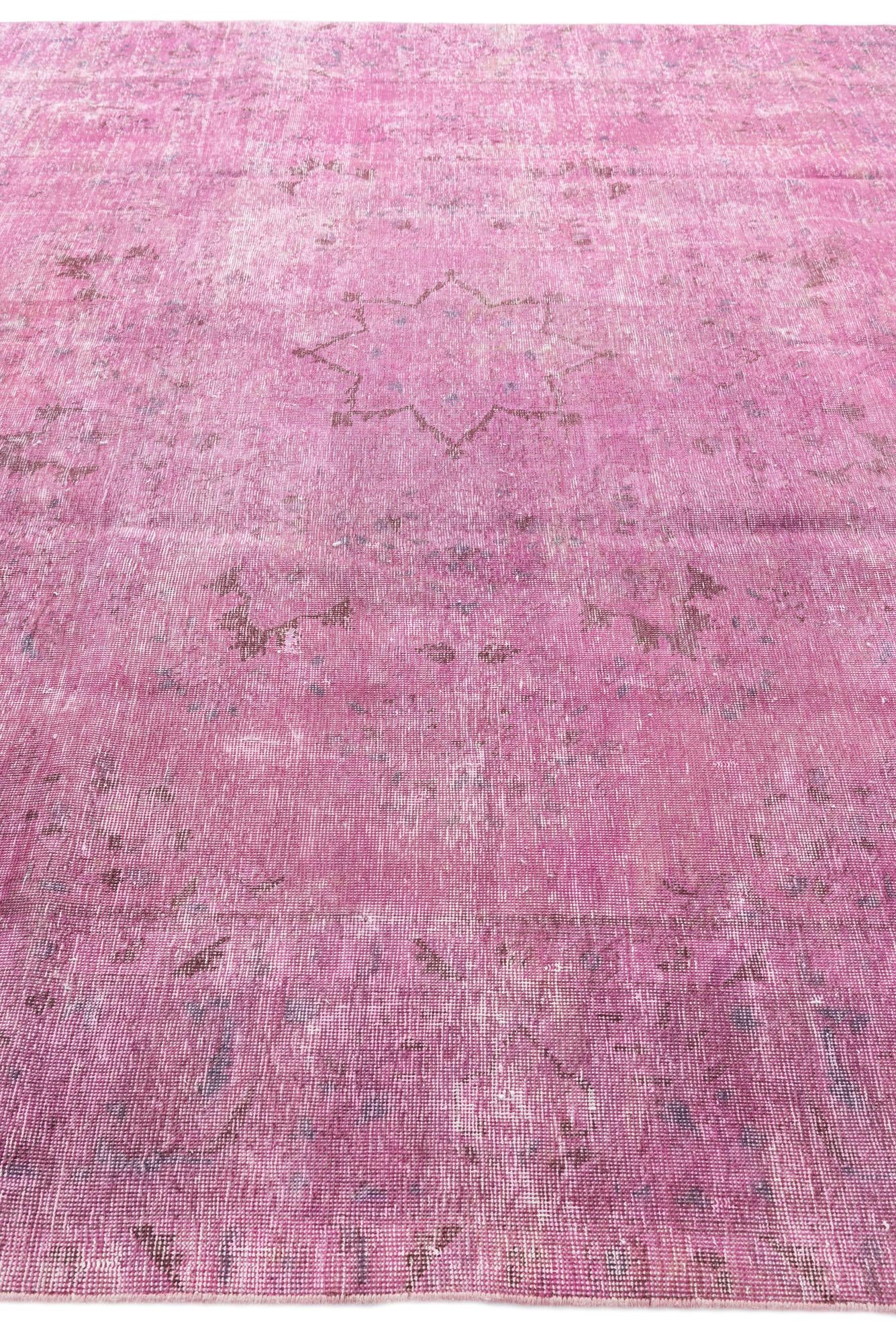 9' 9 x 13' 4 Hand Knotted Ultra Vintage Persian Wool Rug