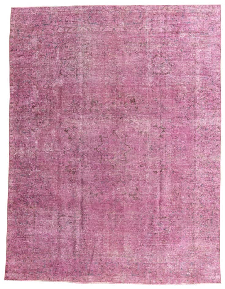 Detail image of 9' 9 x 13' 4 Hand Knotted Ultra Vintage Persian Wool Rug