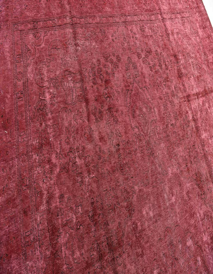 Detail image of 10' x 13'  Hand Knotted Ultra Vintage Persian Wool Rug