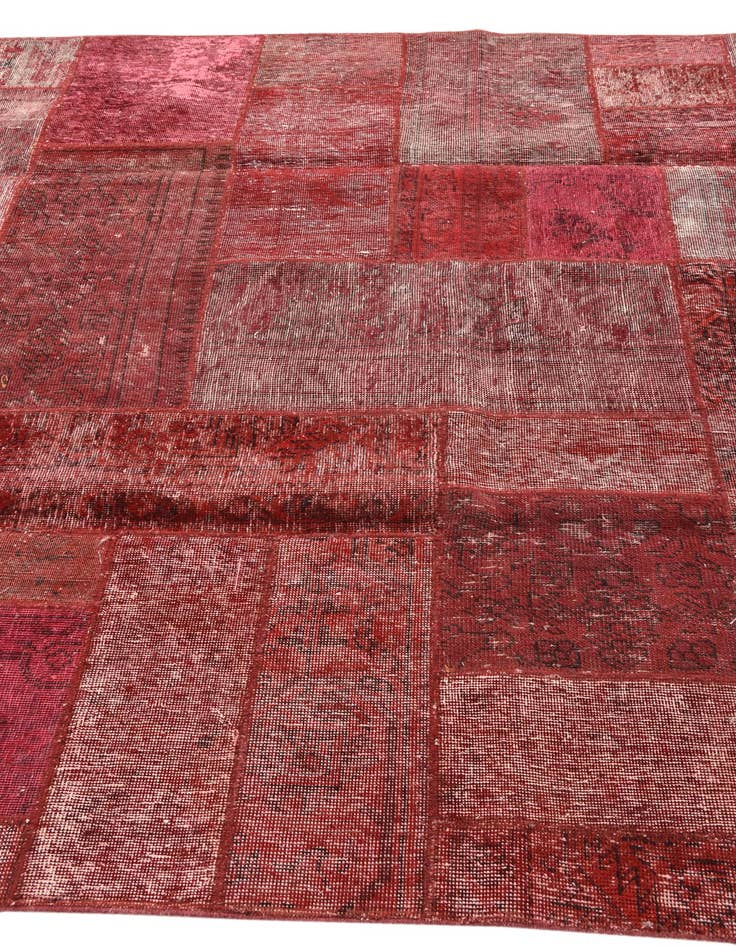 Detail image of 6' 2 x 9' 2  Hand Knotted Ultra Vintage Persian Wool Rug