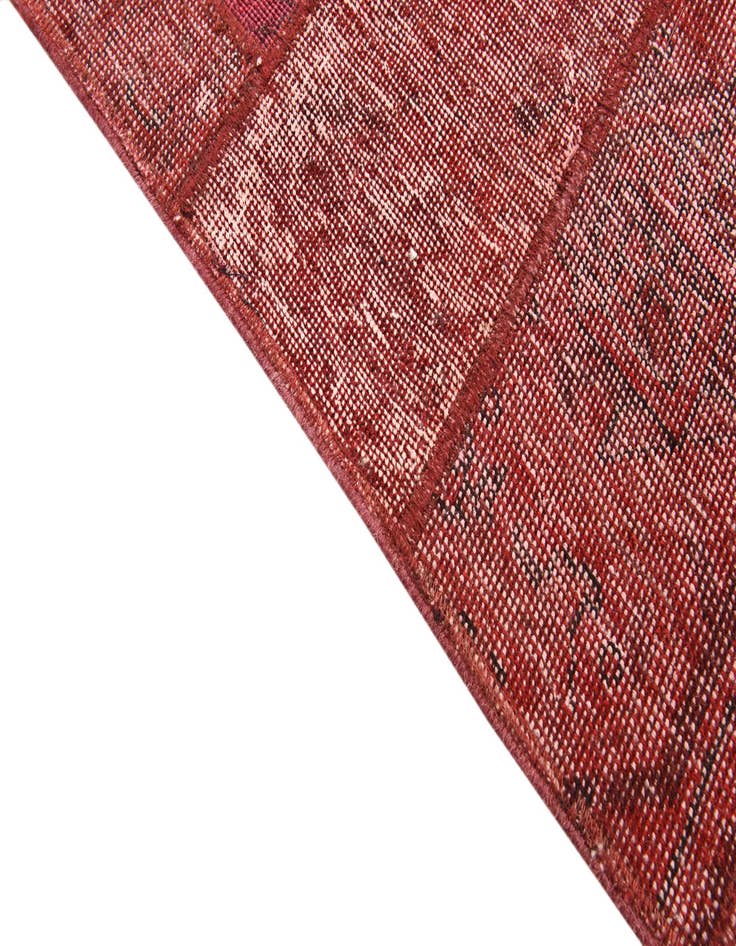 Detail image of 6' 2 x 9' 2  Hand Knotted Ultra Vintage Persian Wool Rug