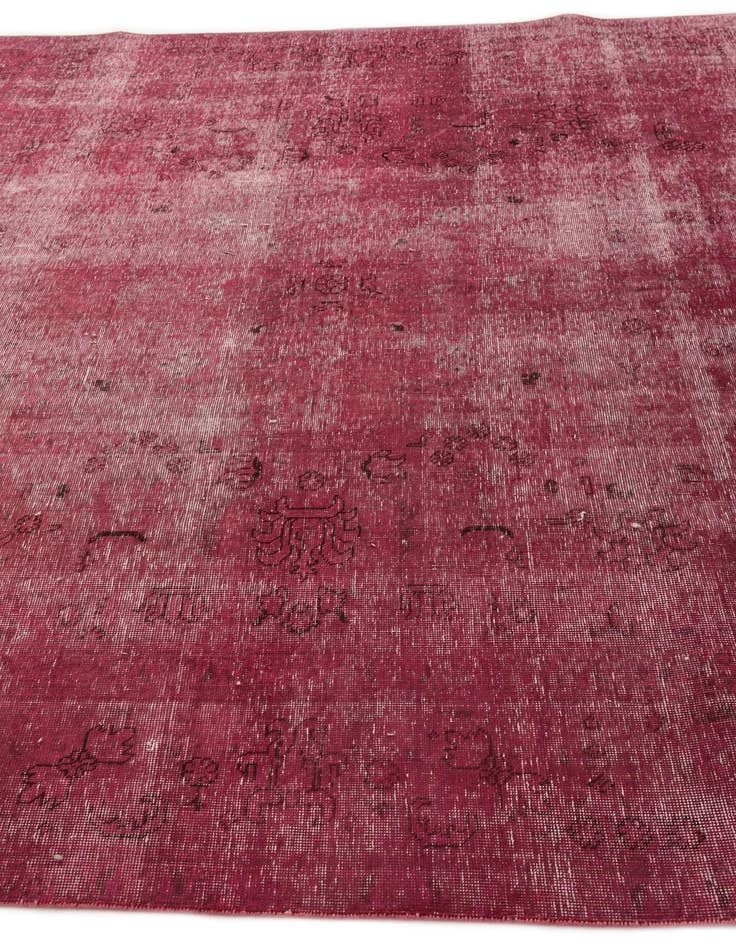 Detail image of 7' 11 x 11'  Hand Knotted Ultra Vintage Persian Wool Rug