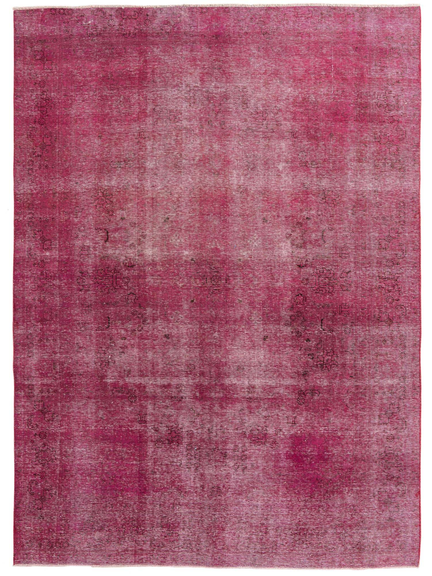 7' 11 x 11' Hand Knotted Ultra Vintage Persian Wool Rug