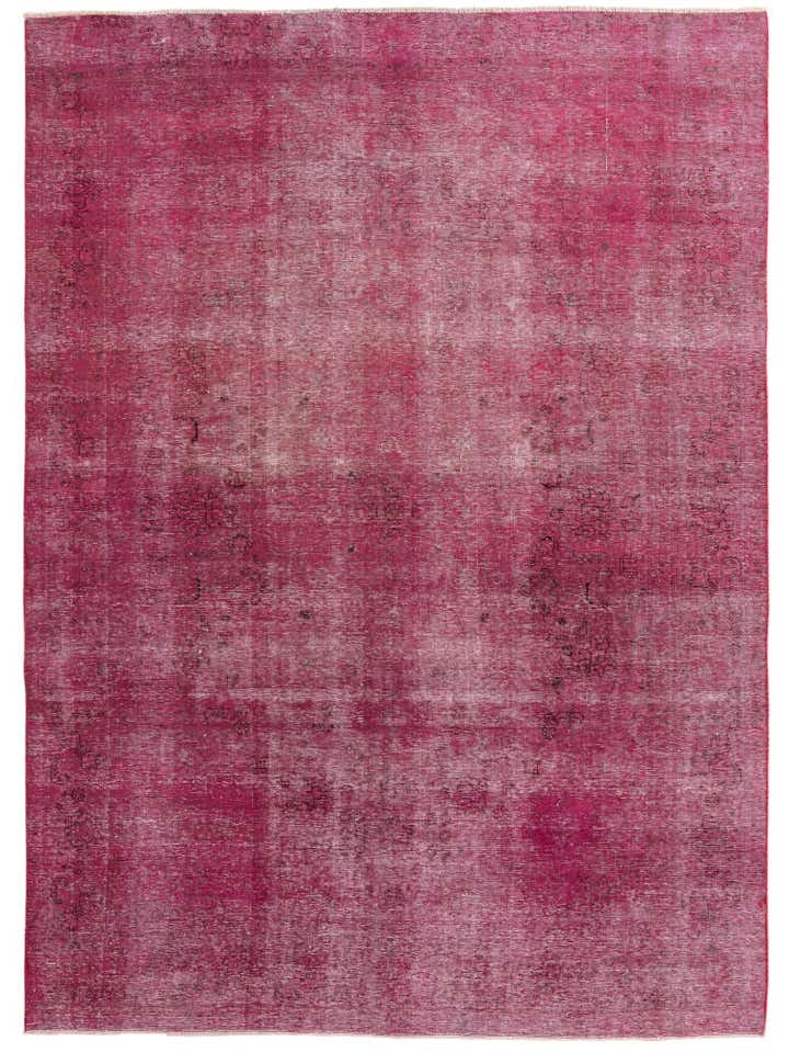7' 11 x 11' Hand Knotted Ultra Vintage Persian Wool Rug