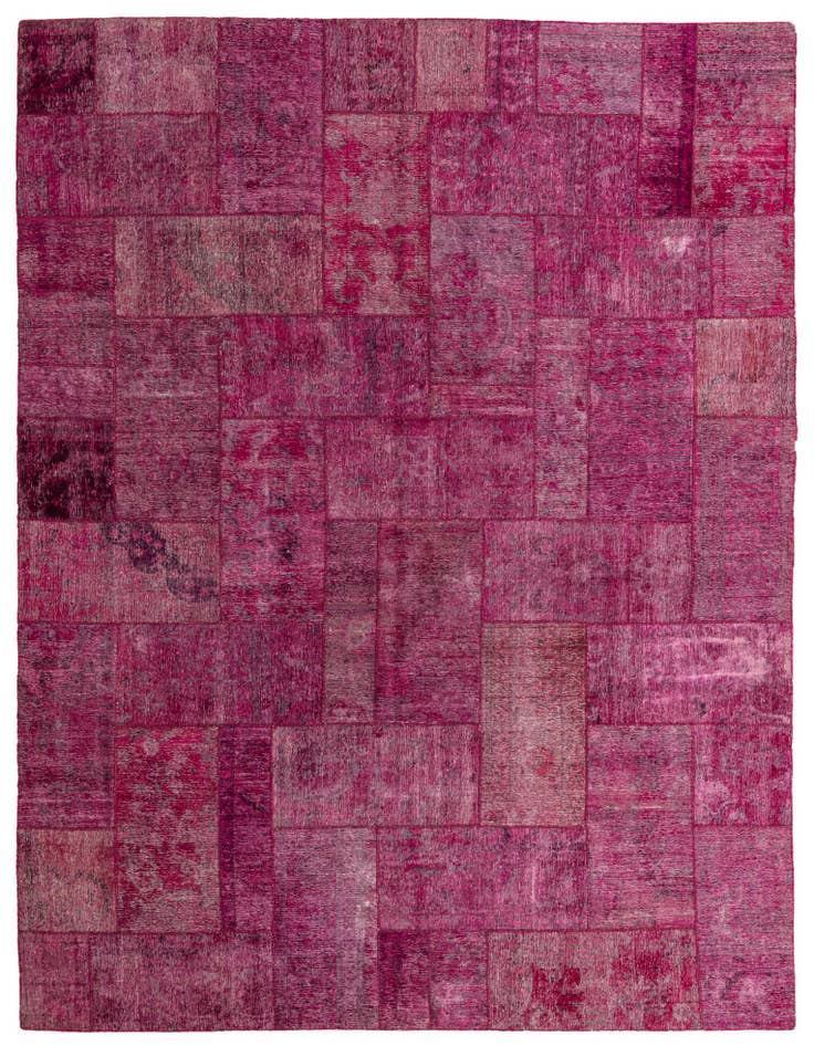 Detail image of 9' 9 x 13' 1 Hand Knotted Ultra Vintage Persian Wool Rug