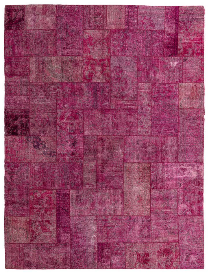 Detail image of 9' 9 x 13' 1 Hand Knotted Ultra Vintage Persian Wool Rug