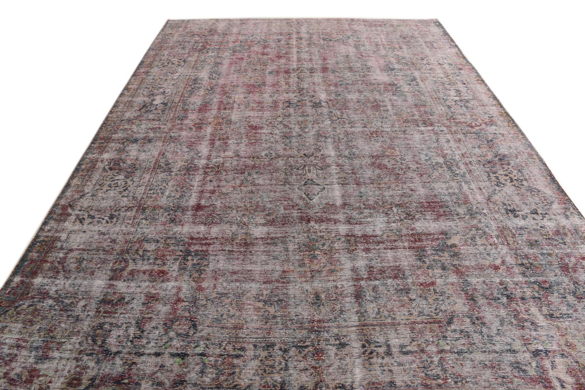 8' 2 x 11' 10 Hand Knotted Ultra Vintage Persian Wool Rug