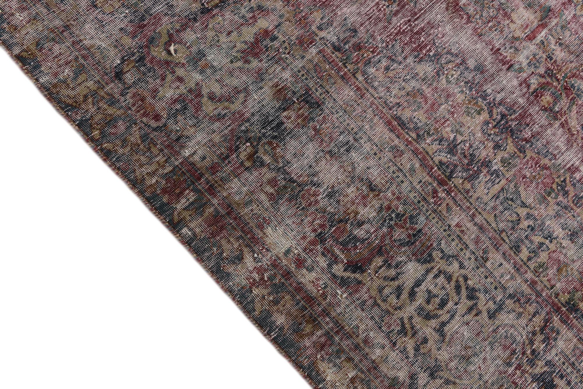 8' 2 x 11' 10 Hand Knotted Ultra Vintage Persian Wool Rug