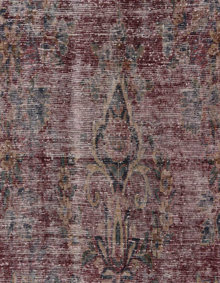 Detail image of 8' 2 x 11' 10  Hand Knotted Ultra Vintage Persian Wool Rug