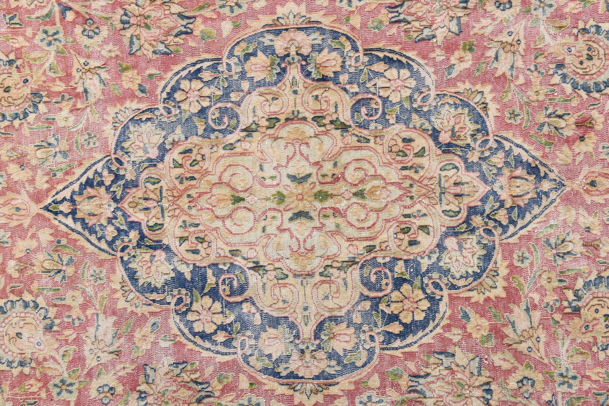 9' 8 x 13' 4 Hand Knotted Ultra Vintage Persian Wool Rug