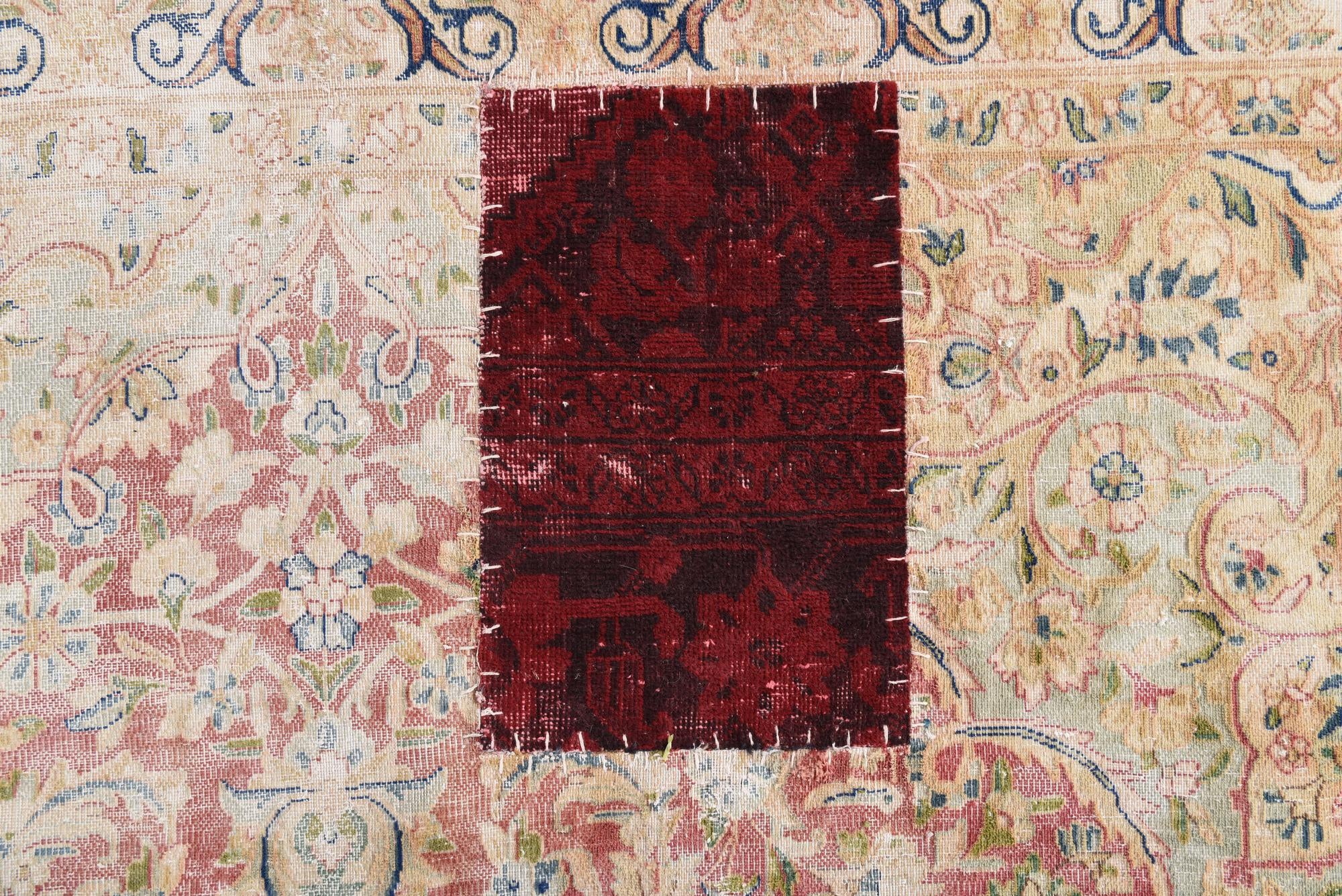 9' 8 x 13' 4 Hand Knotted Ultra Vintage Persian Wool Rug