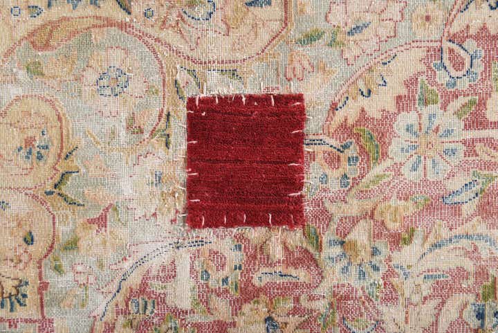 9' 8 x 13' 4 Hand Knotted Ultra Vintage Persian Wool Rug