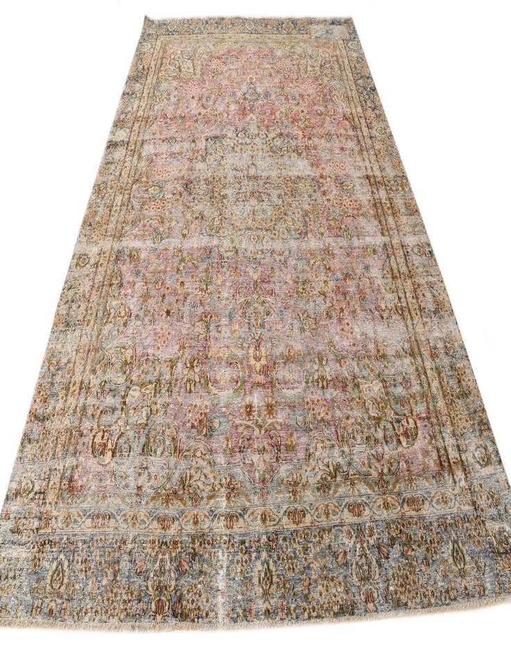 Detail image of 8' x 12' Hand Knotted Ultra Vintage Persian Wool Rug