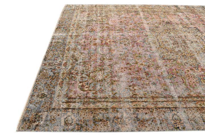 8' x 12' Hand Knotted Ultra Vintage Persian Wool Rug