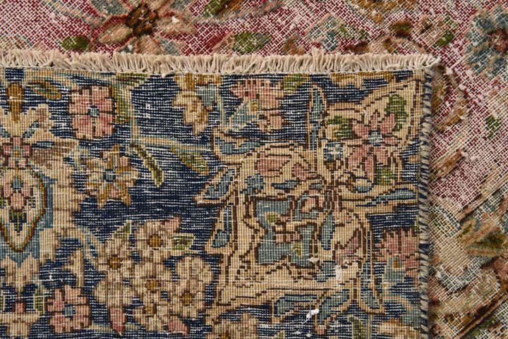 8' x 12' Hand Knotted Ultra Vintage Persian Wool Rug