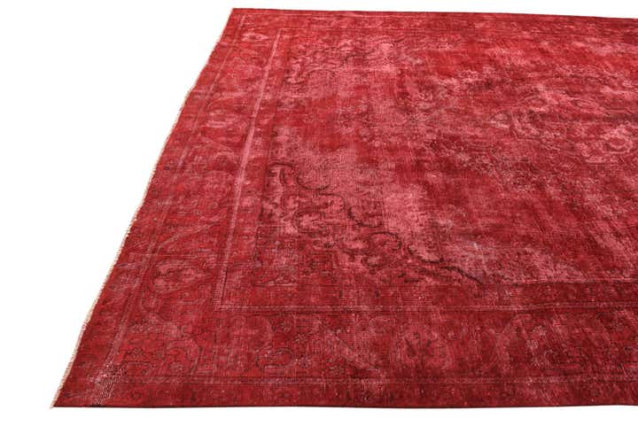 9' 7 x 12' 9 Hand Knotted Ultra Vintage Persian Wool Rug