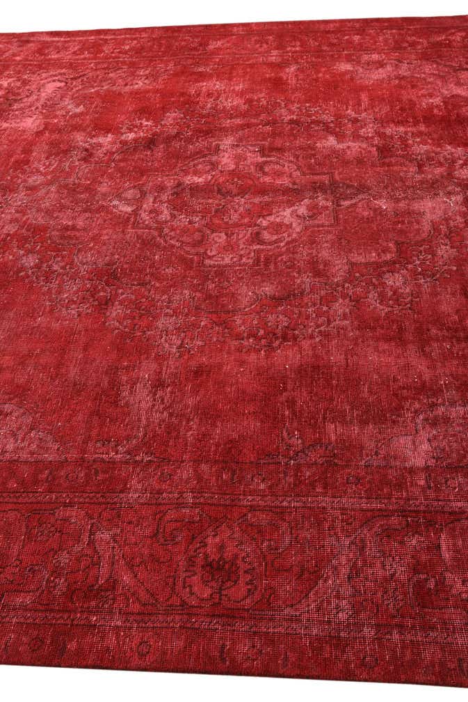 9' 7 x 12' 9 Hand Knotted Ultra Vintage Persian Wool Rug