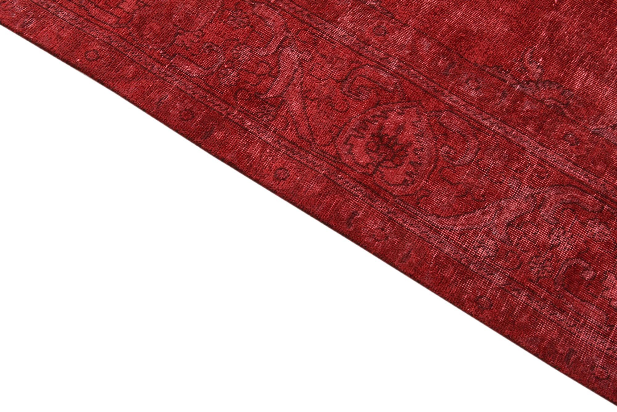 9' 7 x 12' 9 Hand Knotted Ultra Vintage Persian Wool Rug