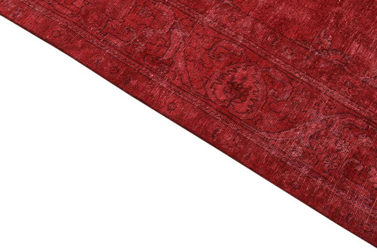 Detail image of 9' 7 x 12' 9 Hand Knotted Ultra Vintage Persian Wool Rug