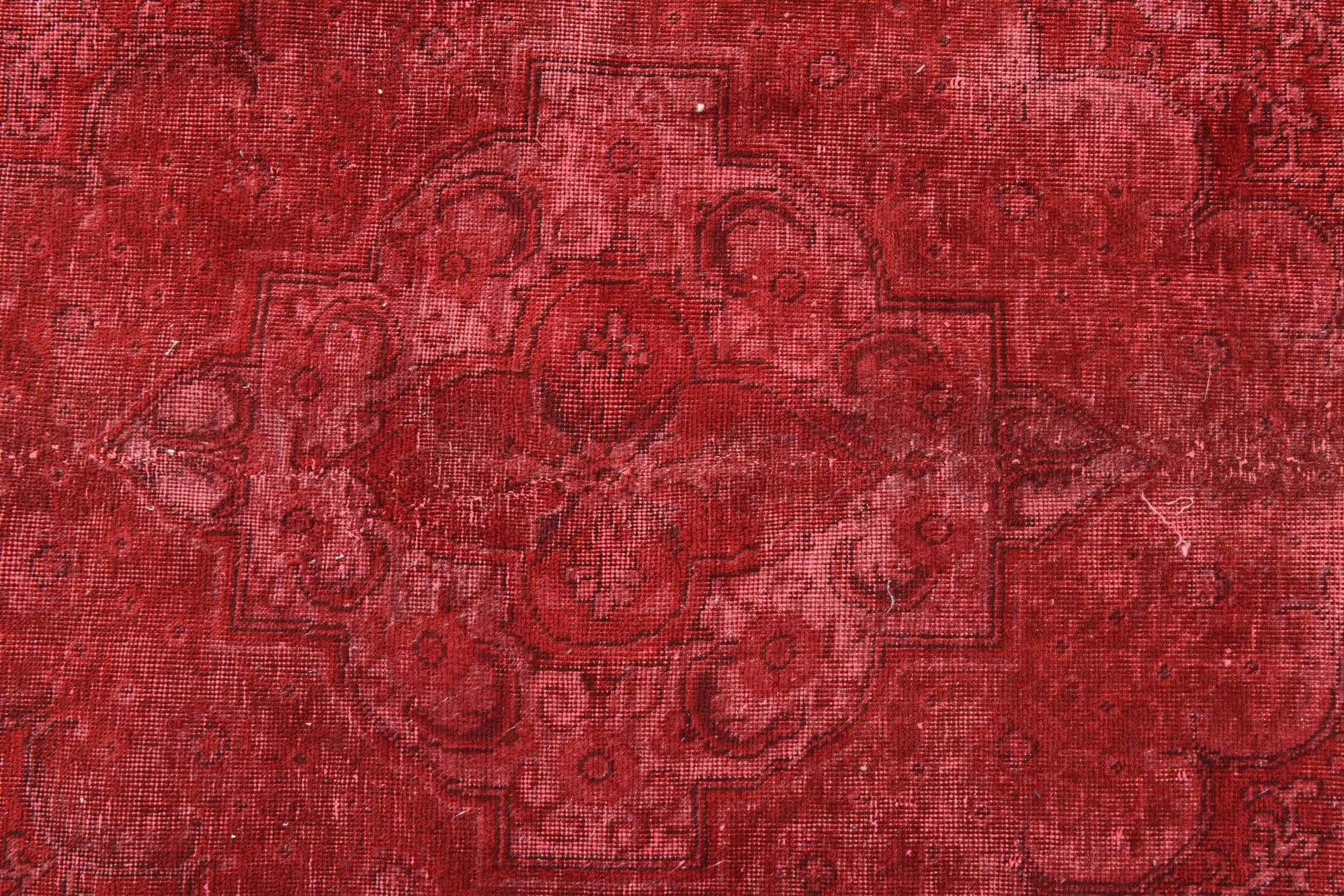 9' 7 x 12' 9 Hand Knotted Ultra Vintage Persian Wool Rug