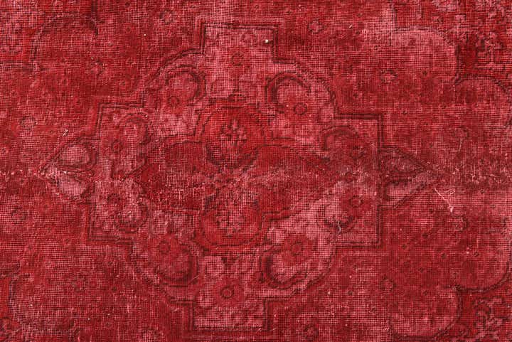 9' 7 x 12' 9 Hand Knotted Ultra Vintage Persian Wool Rug