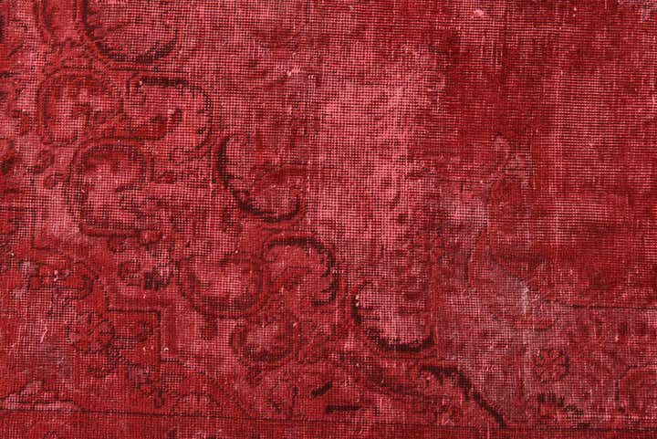 9' 7 x 12' 9 Hand Knotted Ultra Vintage Persian Wool Rug