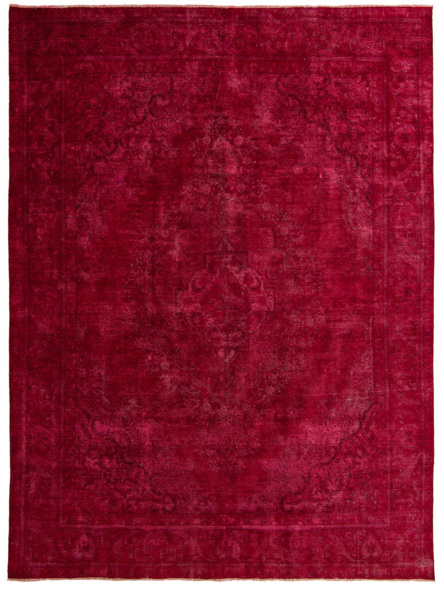 9' 7 x 12' 9 Hand Knotted Ultra Vintage Persian Wool Rug