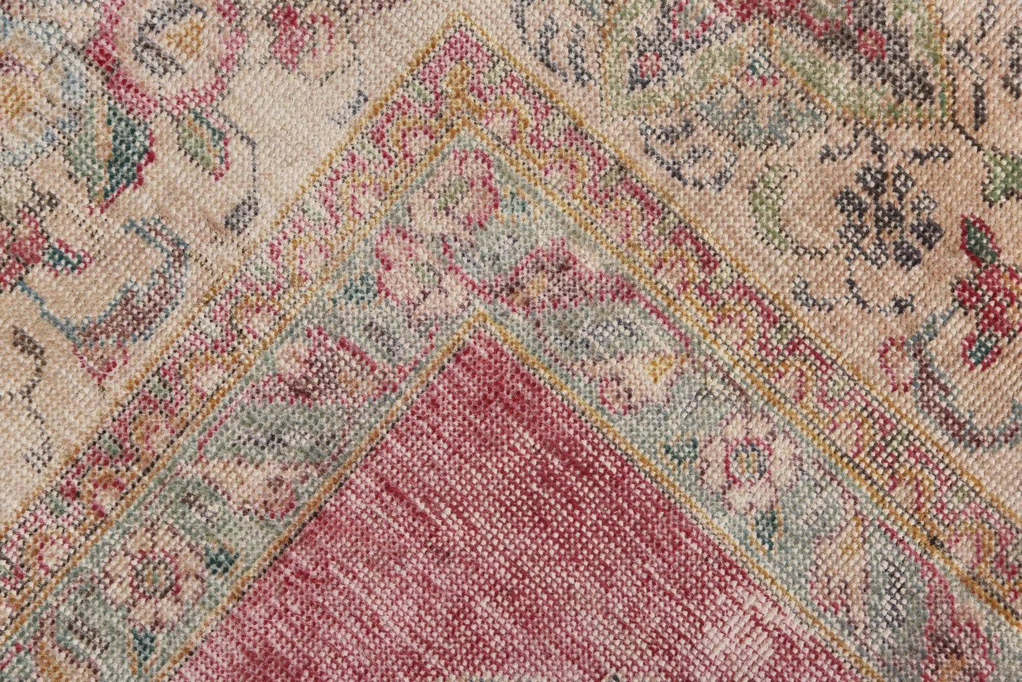 9' 8 x 12' 8 Hand Knotted Ultra Vintage Persian Wool Rug