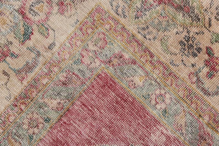Detail image of 9' 8 x 12' 8 Hand Knotted Ultra Vintage Persian Wool Rug