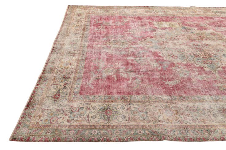 Detail image of 9' 8 x 12' 8 Hand Knotted Ultra Vintage Persian Wool Rug