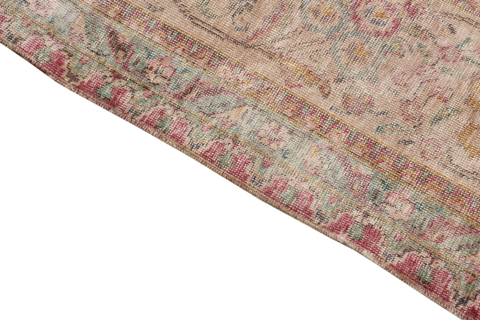 9' 8 x 12' 8 Hand Knotted Ultra Vintage Persian Wool Rug