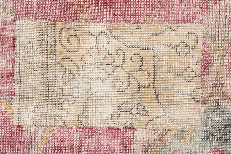 Detail image of 9' 8 x 12' 8 Hand Knotted Ultra Vintage Persian Wool Rug