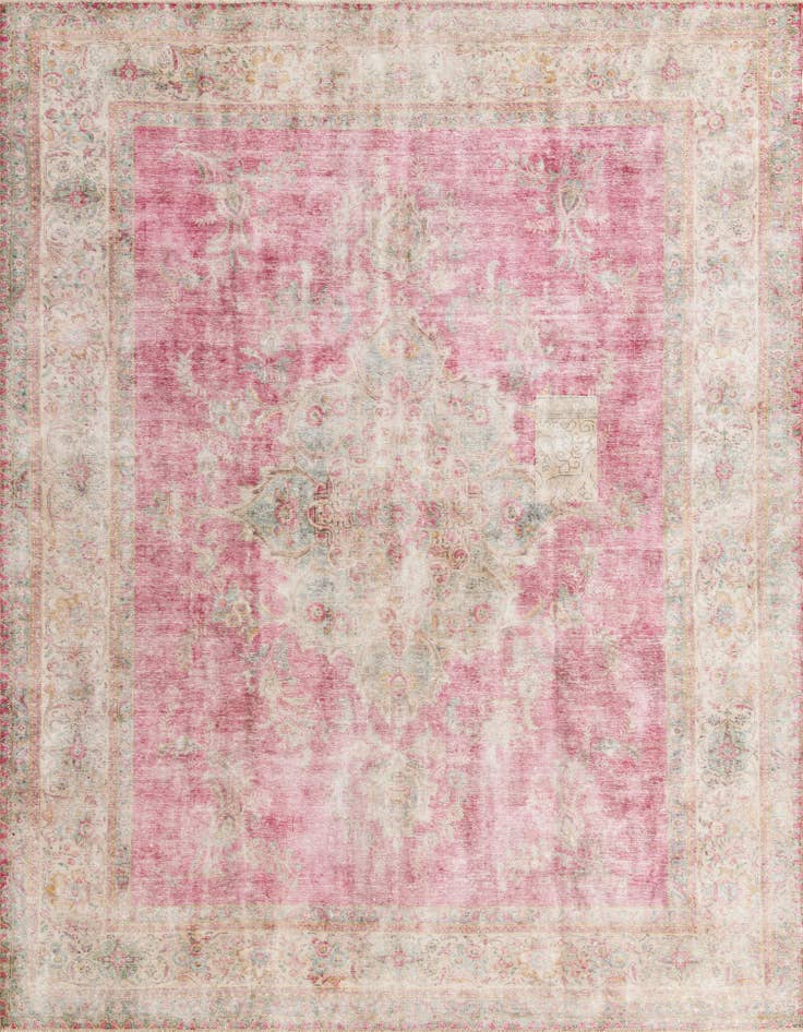 Detail image of 9' 8 x 12' 8 Hand Knotted Ultra Vintage Persian Wool Rug