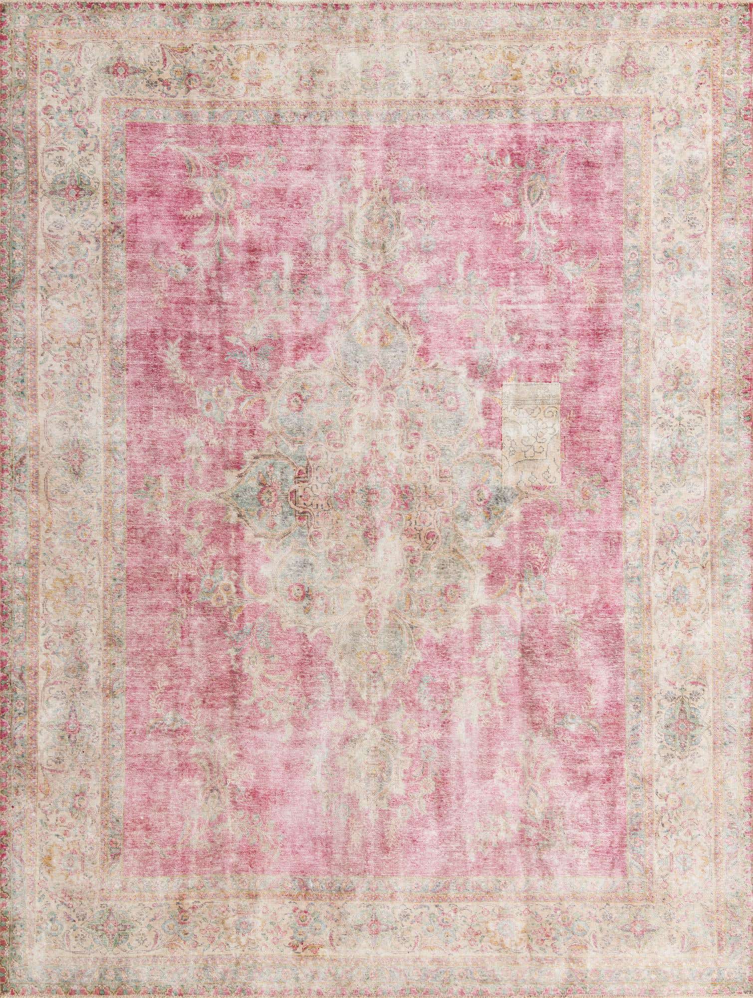 9' 8 x 12' 8 Hand Knotted Ultra Vintage Persian Wool Rug