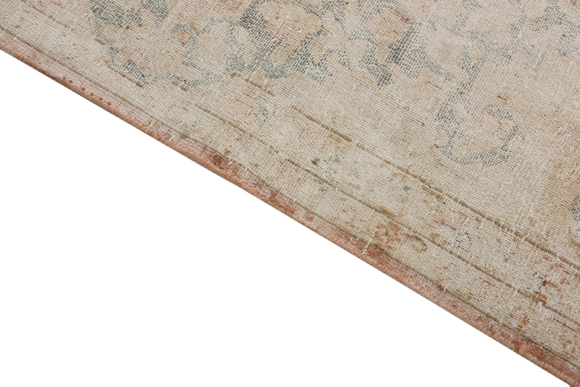 10' 3 x 13' 6 Hand Knotted Ultra Vintage Persian Wool Rug