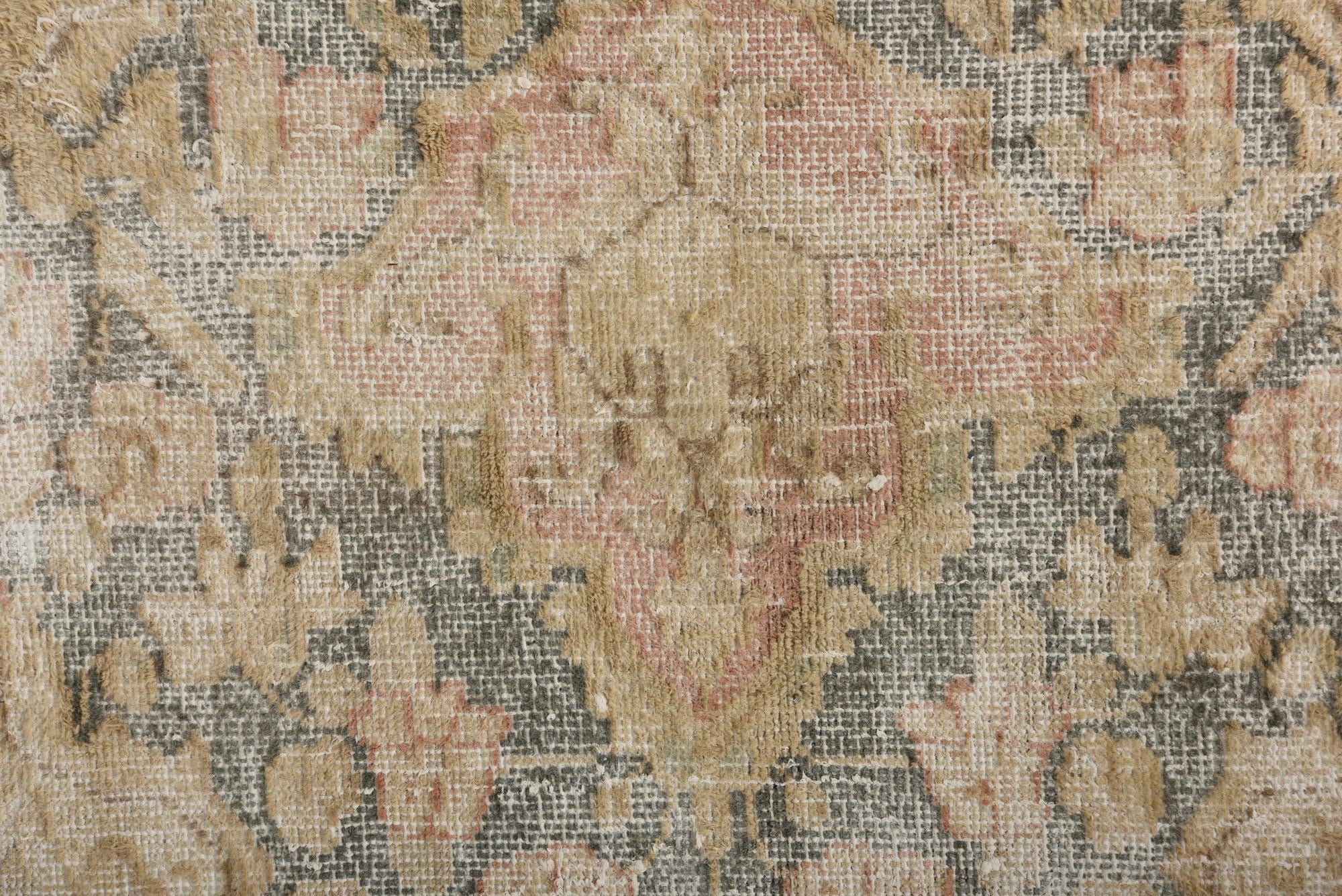 10' 3 x 13' 6 Hand Knotted Ultra Vintage Persian Wool Rug